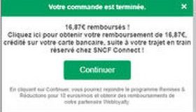 SNCF – Le cashback Remises & Réductions enfin sur la sellette